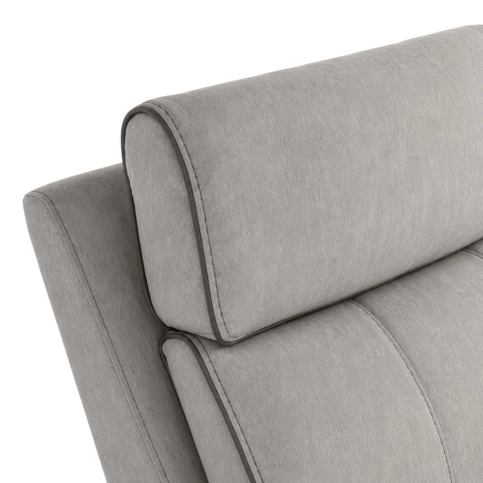 Jackpot P1 Sofa with Heat Massage in Explore Light Grey
