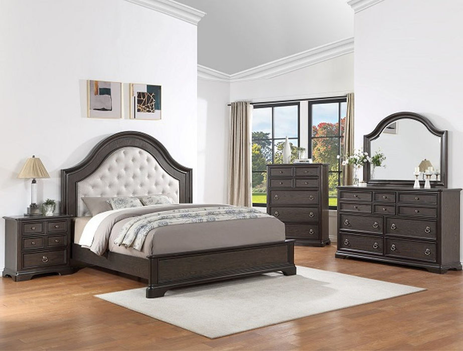 Crown Mark Furniture Duke Nightstand in Dark Brown - Vida Furniture (Laredo,TX)