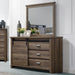 Crown Mark Furniture Calhoun Dresser in Brown - Vida Furniture (Laredo,TX)