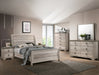 Crown Mark Patterson Mirror in Driftwood Grey - Vida Furniture (Laredo,TX)
