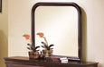 Crown Mark Furniture Louis Philip Dresser Mirror in Dark Cherry - Vida Furniture (Laredo,TX)