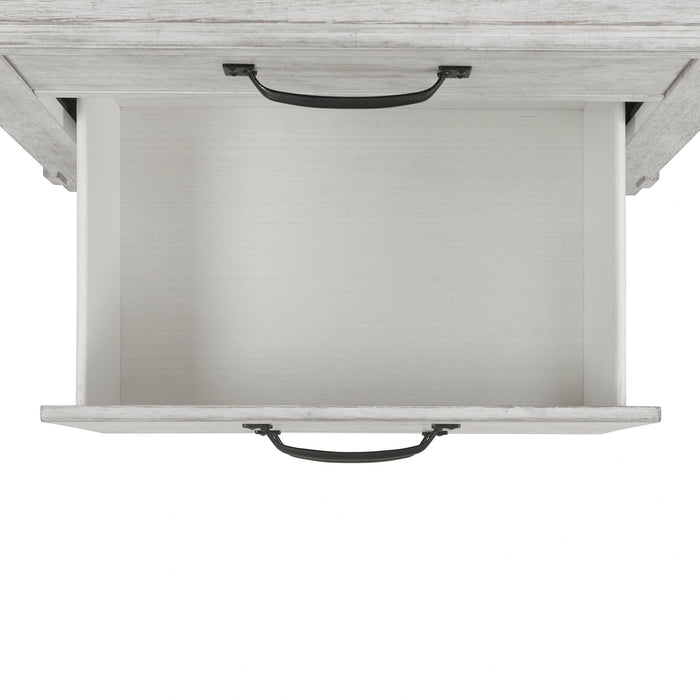 Scott Nightstand W/USB White Finish
