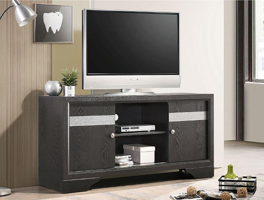 Crown Mark Furniture Regata TV Stand in Gray - Vida Furniture (Laredo,TX)