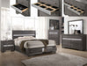 Crown Mark Regata Mirror in Grey - Vida Furniture (Laredo,TX)