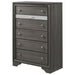 Crown Mark Regata Chest in Grey - Vida Furniture (Laredo,TX)