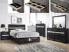 Crown Mark Regata Mirror in Black - Vida Furniture (Laredo,TX)