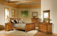 Elements International Shenandoah Nightstand in Classic Oak - Vida Furniture (Laredo,TX)