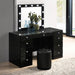 Crown Mark Furniture Morgan Vanity in Black B4851BK - Vida Furniture (Laredo,TX)