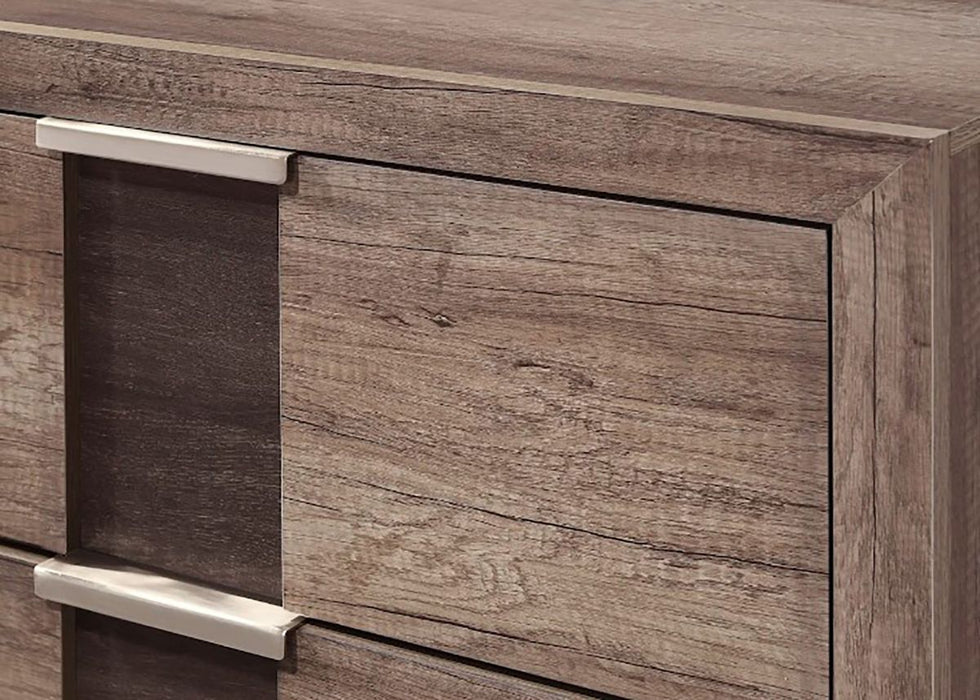 Crown Mark Furniture Rangley 6 Drawer Dresser in Brown - Vida Furniture (Laredo,TX)