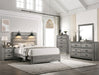 Crown Mark Furniture Carter 5 Drawer Chest in Gray - Vida Furniture (Laredo,TX)