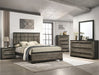 Crown Mark Furniture Remington 2 Drawer Nightstand in Brown - Vida Furniture (Laredo,TX)