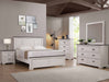Crown Mark Furniture Leighton 4 Drawer Chest in White - Vida Furniture (Laredo,TX)