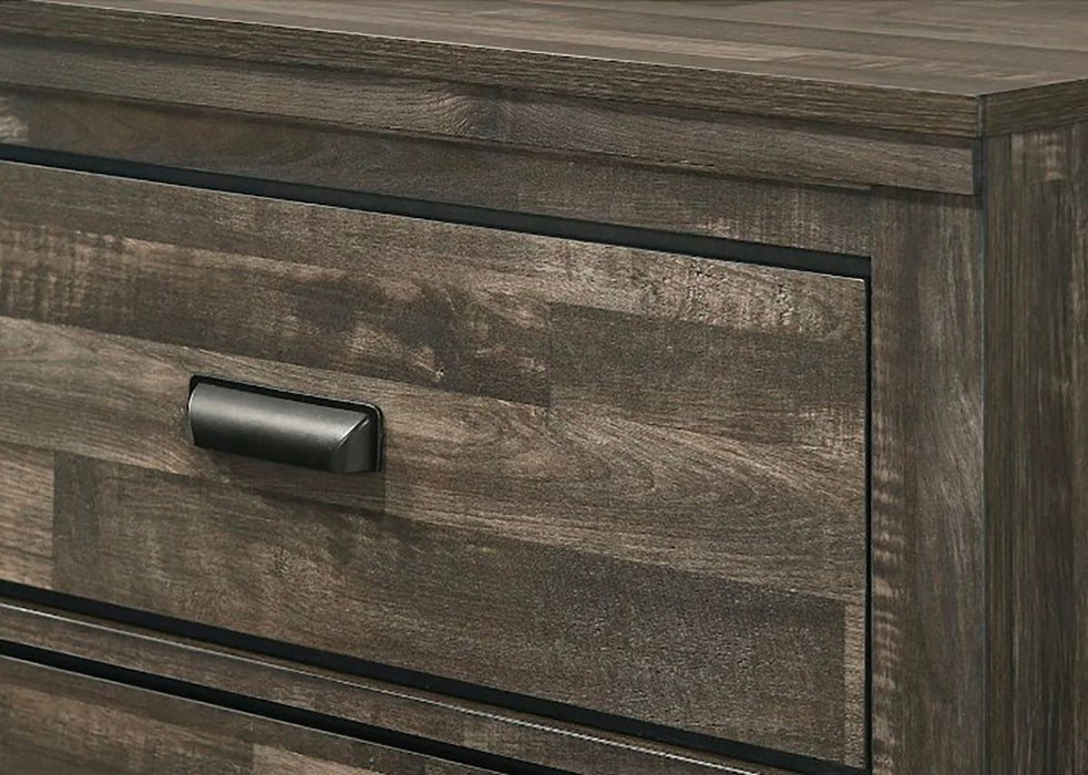 Crown Mark Furniture Carter 6 Drawer Dresser in Brown - Vida Furniture (Laredo,TX)