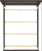 Elements International Beaumont King Panel Bed in Merlot - Vida Furniture (Laredo,TX)