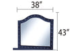 Galaxy Home Sophia Mirror Blue - Vida Furniture (Laredo,TX)