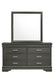 Galaxy Home Brooklyn Mirror in Gray - Vida Furniture (Laredo,TX)
