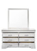 Galaxy Home Brooklyn Mirror in White - Vida Furniture (Laredo,TX)