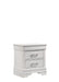 Galaxy Home Brooklyn Nightstand in White - Vida Furniture (Laredo,TX)