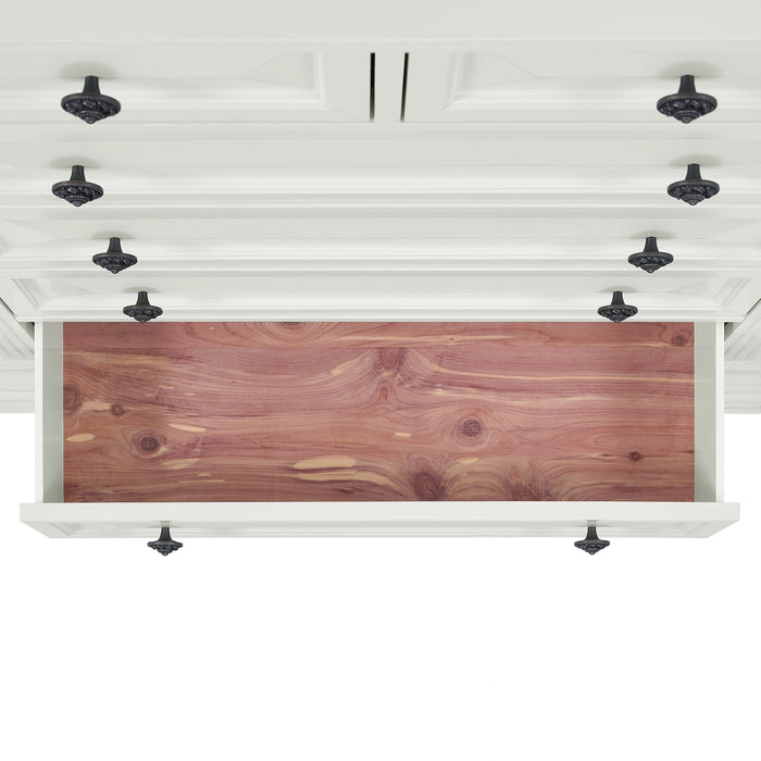 Bridgestone 7-Drawer Dresser in Antique White