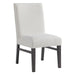 Elements International Breckenridge Dining Side Chair With Boucle Snow (Set of 2) in Black - Vida Furniture (Laredo,TX)