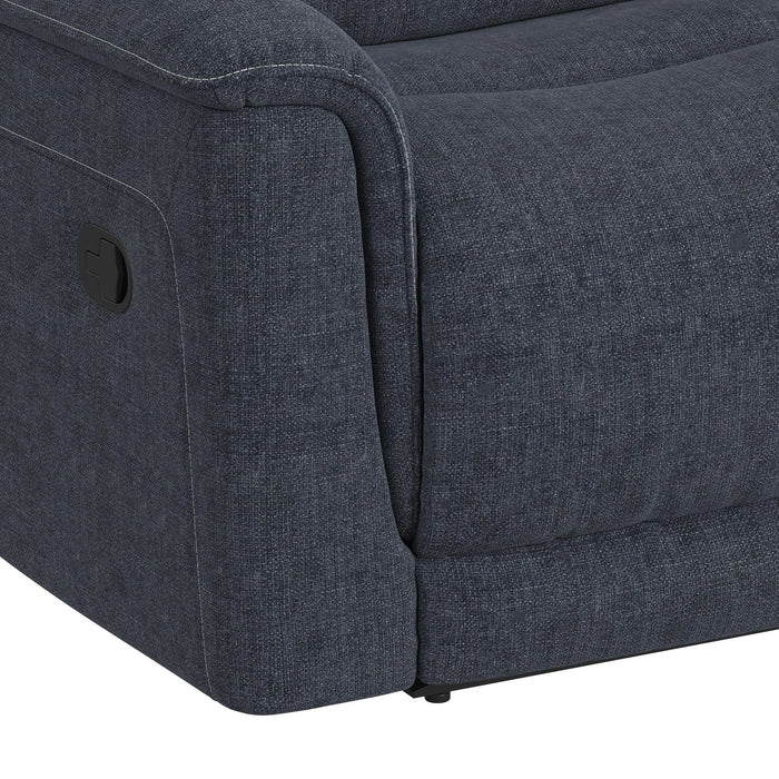 Striker Sofa in Bristol Cobalt