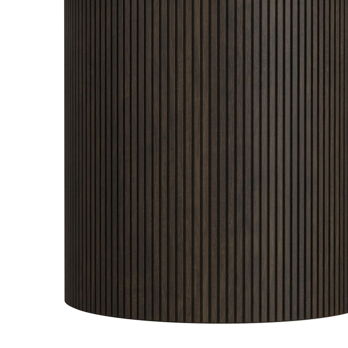 Sylvie Round Dining Table with White Faux Marble Top
