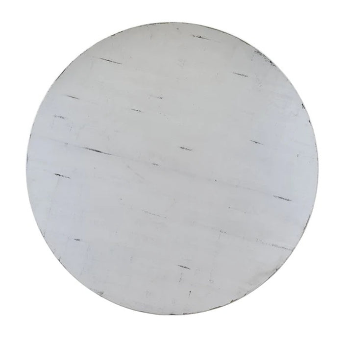 Elements International Britton Mary Dining Table in White - Vida Furniture (Laredo,TX)