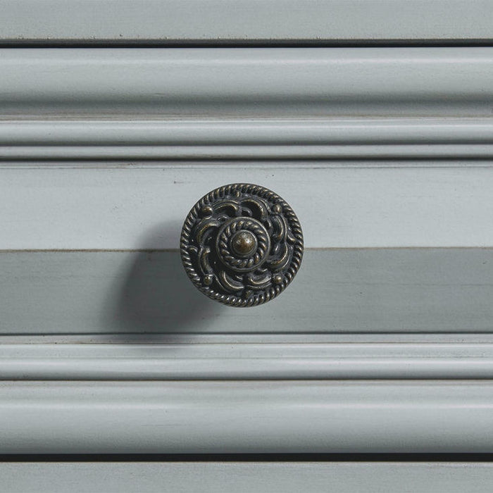 Elements International Calloway Grey Dresser in Grey - Vida Furniture (Laredo,TX)