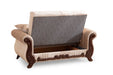 Galaxy Home Carmen Loveseat in Beige - Vida Furniture (Laredo,TX)