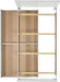 Elements International Catalina Youth Full Panel Bed in White - Vida Furniture (Laredo,TX)