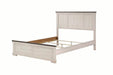 Crown Mark Furniture Leighton Queen Panel Bed in White B8180-Q - Vida Furniture (Laredo,TX)