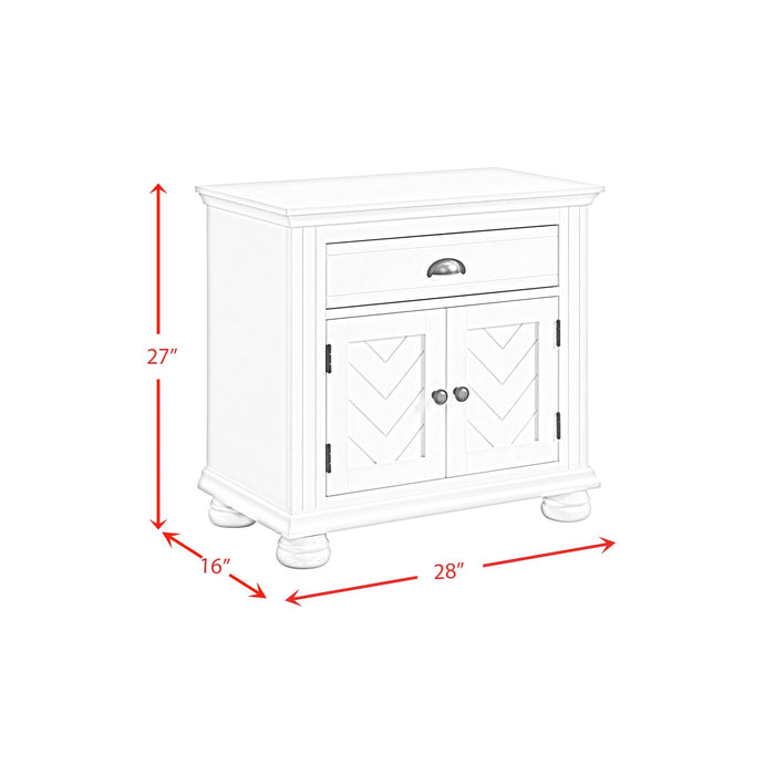 Kona Panel Bedroom Set in White