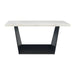 Elements International Beckley Counter Height Table in WhiteC - Vida Furniture (Laredo,TX)