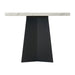 Elements International Beckley Counter Height Table in WhiteC - Vida Furniture (Laredo,TX)
