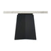 Elements International Beckley Dining Table in WhiteC - Vida Furniture (Laredo,TX)