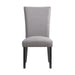 Elements International Beckley Side Chair (Set of 2) in Grey - Vida Furniture (Laredo,TX)