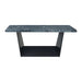 Elements International Beckley Dining Table in DarkC - Vida Furniture (Laredo,TX)