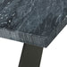 Elements International Beckley Dining Table in DarkC - Vida Furniture (Laredo,TX)