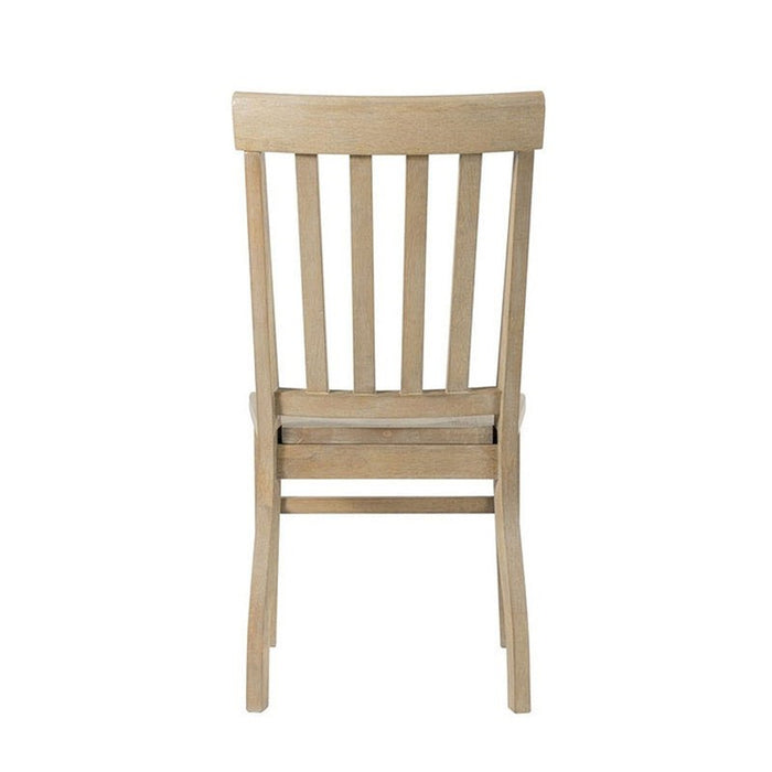 Elements International Lakeview Side Chair (Set of 2) in Natural CDLW100DTC - Vida Furniture (Laredo,TX)