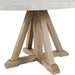 Elements International Lakeview Round Dining Table in Natural - Vida Furniture (Laredo,TX)
