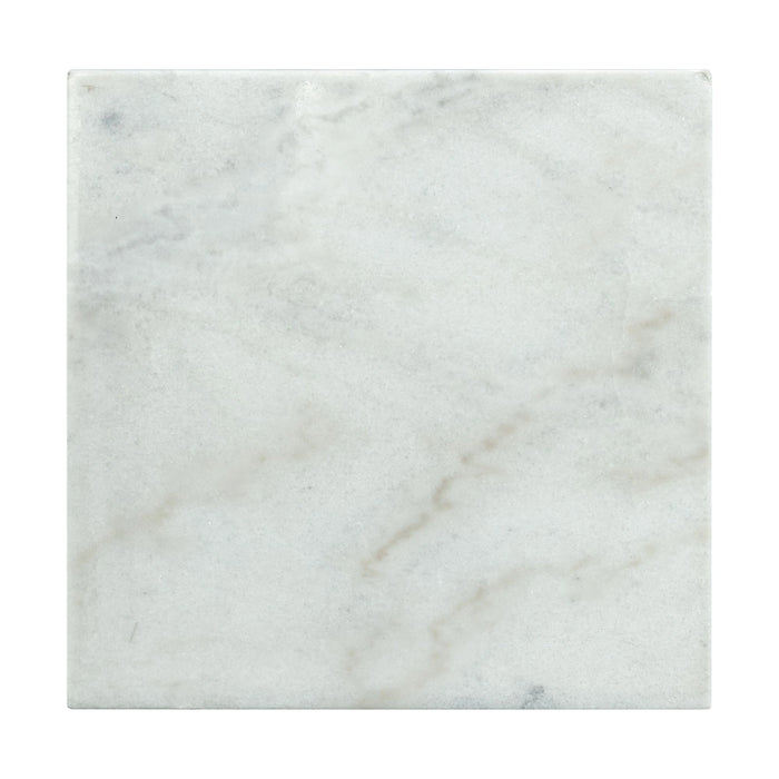 Morris 2PC Occasional Marble Table Set in White