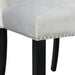 Elements International Francesca Side Chair (Set of 2) in Grey - Vida Furniture (Laredo,TX)