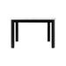 Elements International Francesca Counter Height Dining Table in White and Black - Vida Furniture (Laredo,TX)