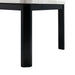 Elements International Francesca Rectangular Dining Table in White and Black - Vida Furniture (Laredo,TX)