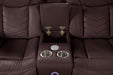 Galaxy Home Challenger Reversible Sectional Brown - Vida Furniture (Laredo,TX)