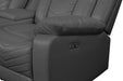 Galaxy Home Challenger Reversible Sectional Gray - Vida Furniture (Laredo,TX)