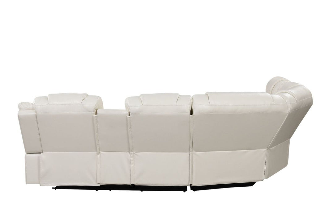 Galaxy Home Challenger Reversible Sectional Ice - Vida Furniture (Laredo,TX)