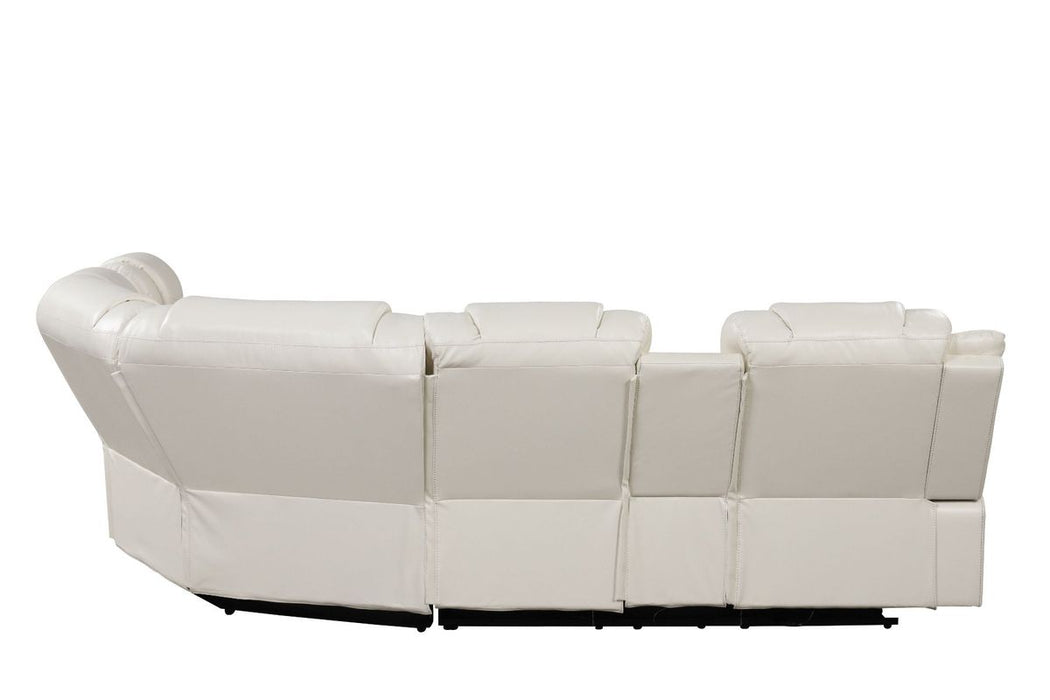 Galaxy Home Challenger Reversible Sectional Ice - Vida Furniture (Laredo,TX)