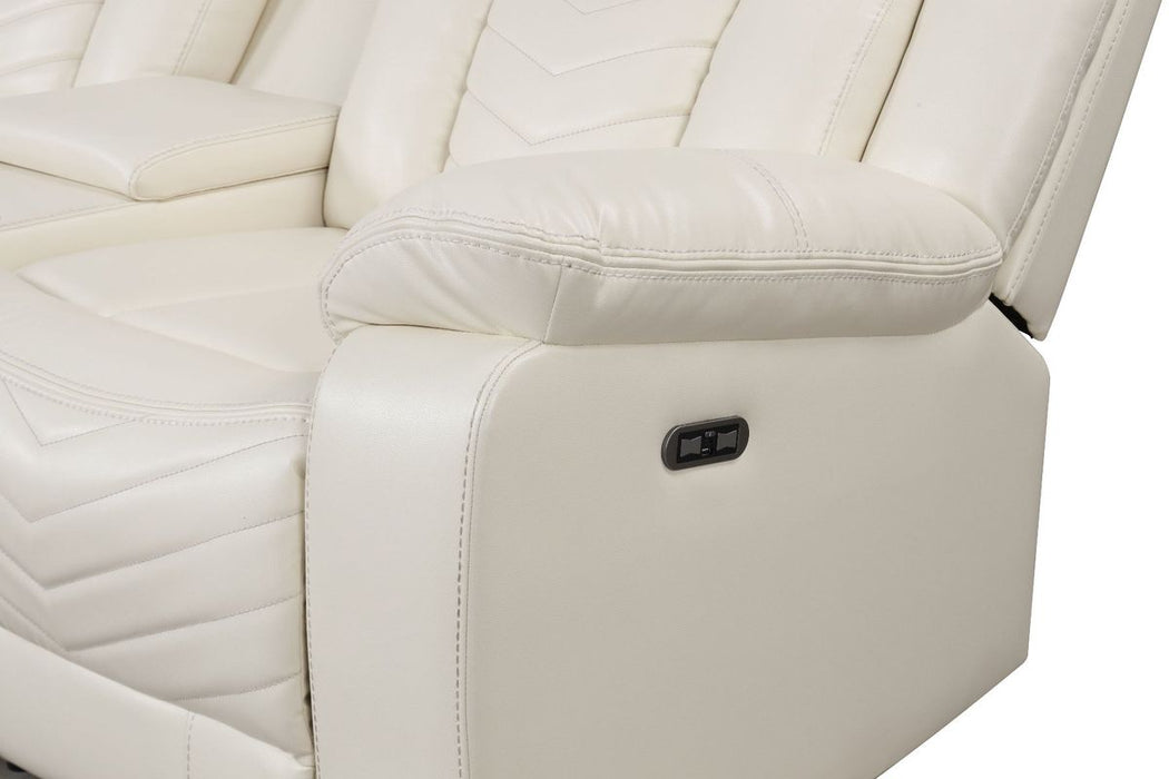 Galaxy Home Challenger Reversible Sectional Ice - Vida Furniture (Laredo,TX)
