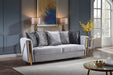 Galaxy Home Chanelle Sofa in Gray - Vida Furniture (Laredo,TX)